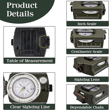 Compasses，Hiking Compass for Survival - Image 3