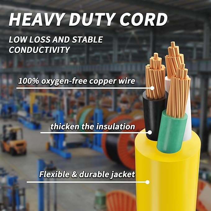 PlugSaf 100 FT 12/3 Gauge Outdoor Extension Cord - Image 3