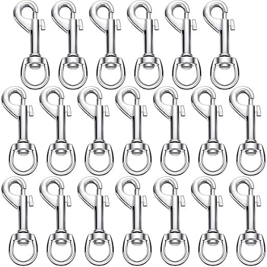 Therwen Heavy Duty 2.76 Inch Flag Hooks Clasp Single Ended Clip Hooks by Therwen