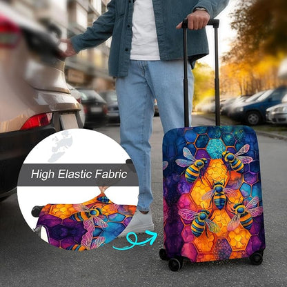 Luggage Cover Protector for 22-24 Inch Suitcases, TSA Approved Elastic Travel - Image 4