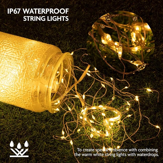 12 Pack Fairy Lights Battery Operated String Lights, 7ft 20 Led Fairy String - Image 4