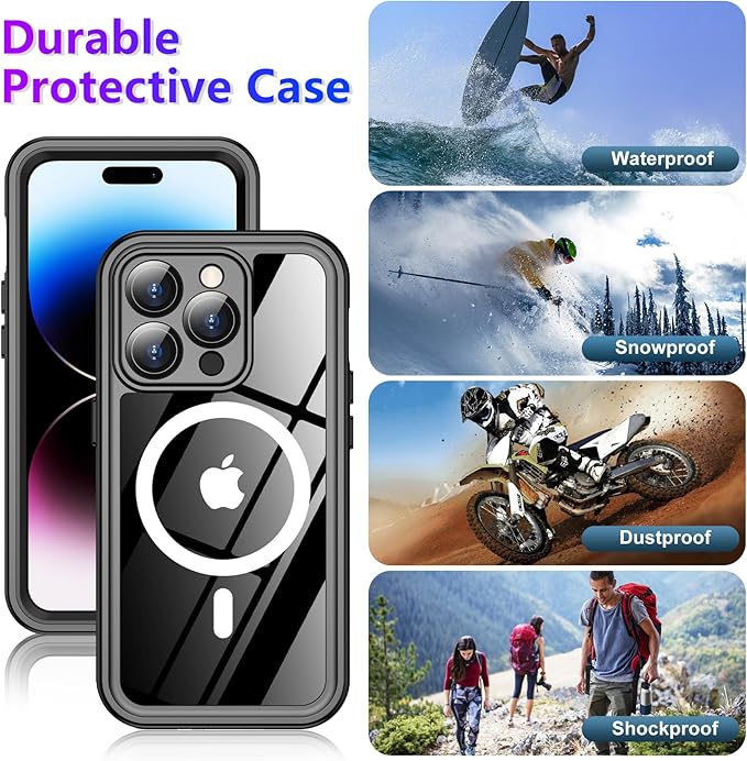 Red2Fire 2025 New Designed for iPhone 14 Pro Max Case Waterproof, Phone Case - Image 6
