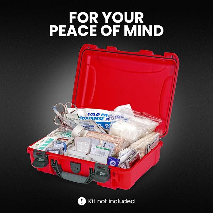 NANUK 910 Waterproof First Aid Box Empty – Durable, Medical First Aid Organizer - Image 3