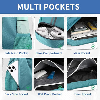 JELUTAR Drawstring Backpack Gym Bag - Image 5