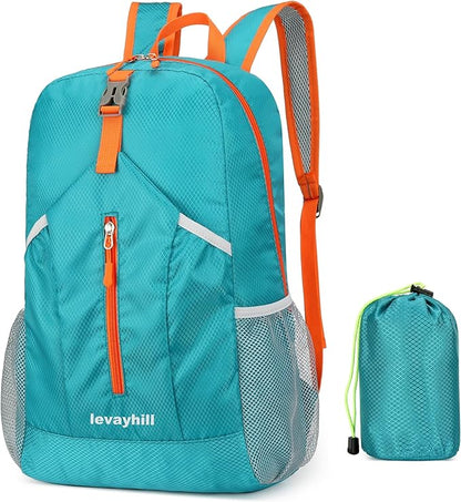 levayhill 25L Foldable Hiking Backpack Lightweight Packable Basic-Daypack by Levayhill