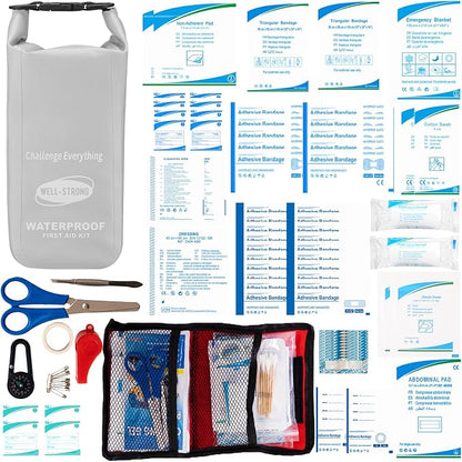 Boat First Aid Kit Waterproof, WELL-STRONG Marine Emergency Kit - Image 8
