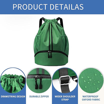 JELUTAR Drawstring Backpack Gym Bag - Image 8