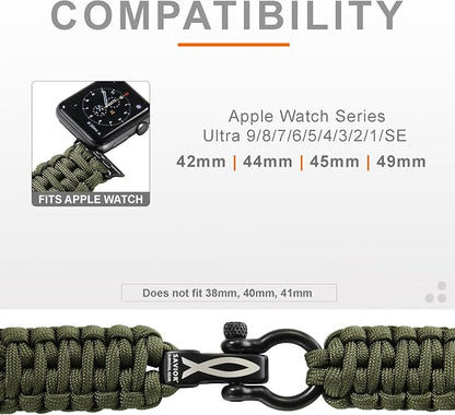 Savior Survival Gear Paracord Watch Band - Image 3