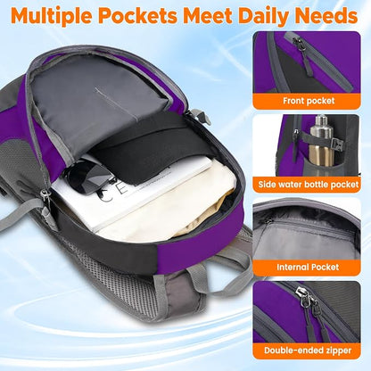 sunhiker Small Hiking Backpack Women Men 20L Lightweight Travel Backpack - Image 2