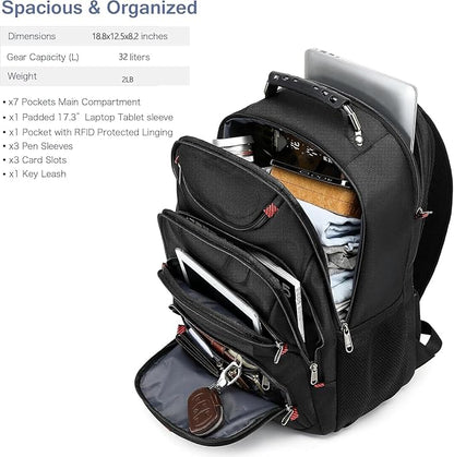 Boavan Laptop Backpack for men, 17.3 inch Laptop Bag - Image 5