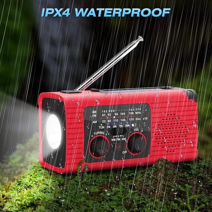 NITIGO Emergency Weather Radio NOAA AM FM WB - Image 5