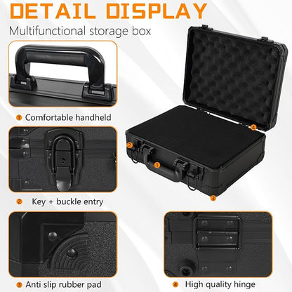 13 Inch Aluminum Carrying Case 13 X 10 X 5.5 Inch Ideal - Image 2