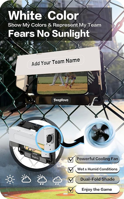Phone Fence Mount with Shade & Cooling Fan - Image 2