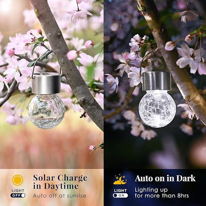 Solpex 12 Pack Hanging Solar Lights Outdoor, Solar Outdoor Lights Decorative - Image 5