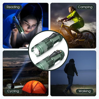 Fumete 20 Pieces LED Flashlight Mini 3 Mode Tactical Torch Small Water - Image 6