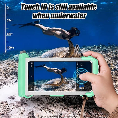 Underwater Phone Case for Snorkeling & Diving, IP68 Waterproof Case for Swimming - Image 3