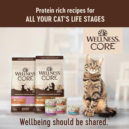 Wellness CORE Adult Dry Cat Food, Grain Free Kibble, Turkey Meal and Duck Recipe - Image 8