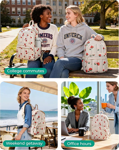BAGSMART Womens Backpack Small Travel Laptop Backpack - Image 2