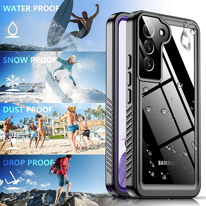 SPIDERCASE for Samsung Galaxy S22 Waterproof Case, IP68 Water Resistance Full - Image 6