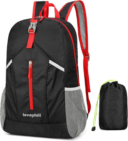 levayhill 25L Foldable Hiking Backpack Lightweight Packable Basic-Daypack by Levayhill