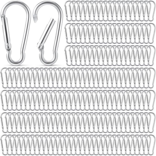 Yaocom 300 Pcs 2" Carabiner Bulk Small Carabiner Clip by Yaocom