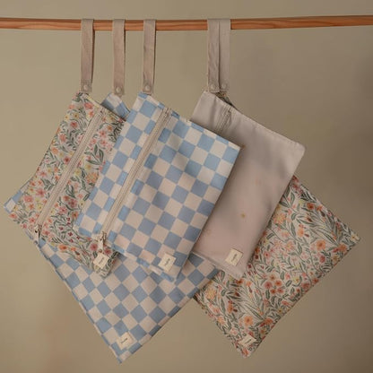 mushie Water Resistant Wet Bags | Large & Small Reusable Storage Bag - Image 4