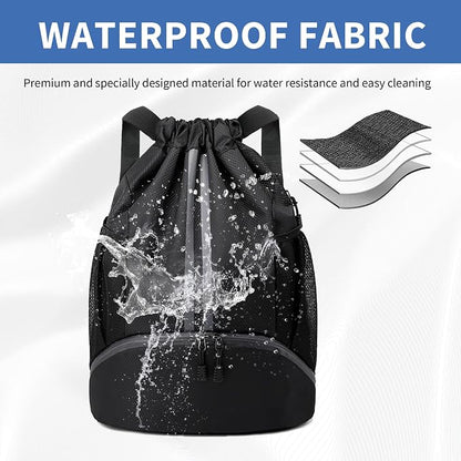 JELUTAR Drawstring Backpack Gym Bag - Image 5