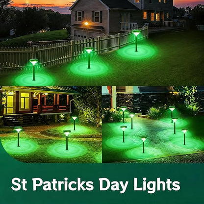 Linkind Solar Pathway Lights 8 Pack, Color Changing Solar Lights Outdoor - Image 2