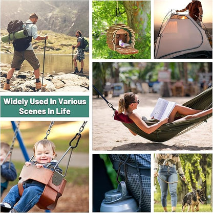 Pixel Panda 3.1&4 Inch Heavy Duty Carabiner Clips Load 1000lbs, 2&4&8Pack Large - Image 6