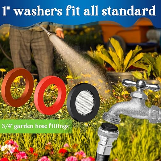 ZDBB 1075 Pcs 3-in-1 Spigot Repair Washers & Hose Gasket & Faucet O-Rings Kit - Image 5