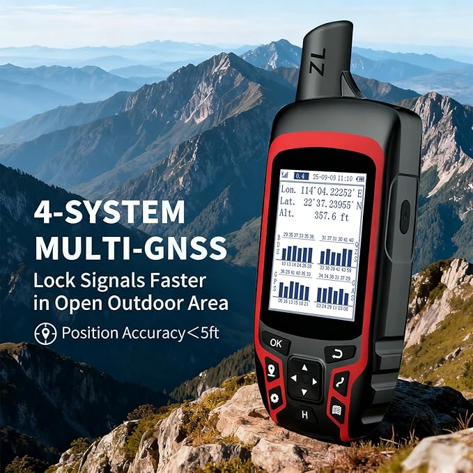 A6 Handheld GPS for Hiking, Rugged Waterproof GPS Navigator - Image 4