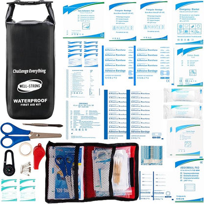 Boat First Aid Kit Waterproof, WELL-STRONG Marine Emergency Kit - Image 8