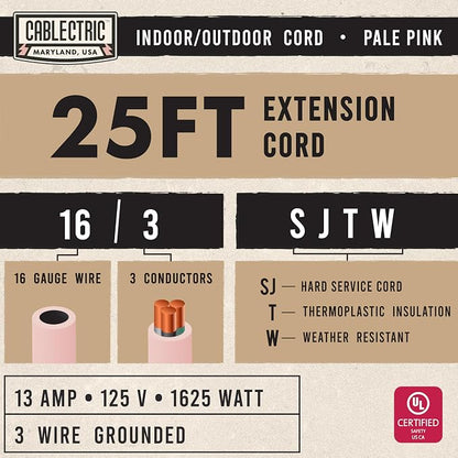 Outdoor Extension Cord 25 ft - Image 2
