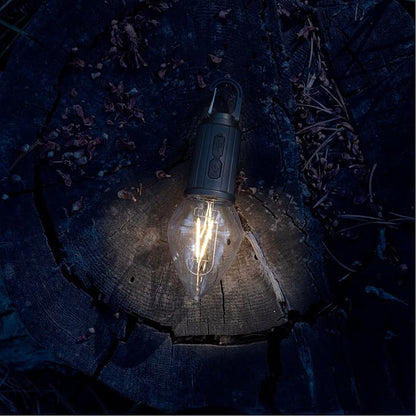 Rechargeable Camp Light, Warm White LED Teardrop Bulb, Battery Powered - Image 3