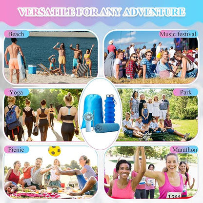10 Set Theme Park Necessities Cruise Ship Accessory Kit Collapsible Water - Image 7