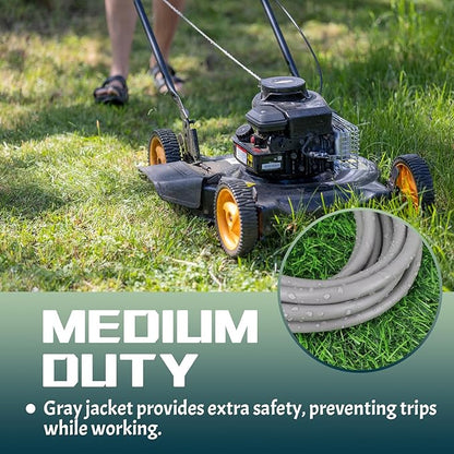 Indoor Outdoor Extension Cord 20 FT, 16/3 SJTW Weatherproof Grey Electrical - Image 6