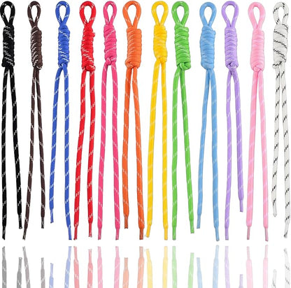 Paracord Keychain Paracord Bag Charm 12pcs Braided Nylon Rope Keychain Cord by Cmidy