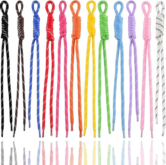 Paracord Keychain Paracord Bag Charm 12pcs Braided Nylon Rope Keychain Cord by Cmidy