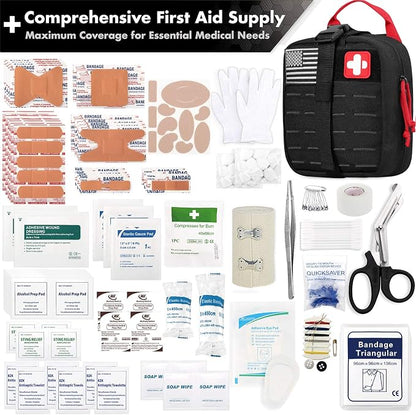 Everlit Survival Upgraded Survival First Aid Kit Emergency Gear Trauma Kit - Image 3