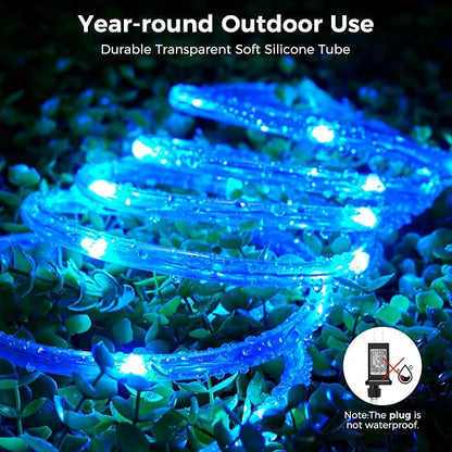 Minetom Color Changing Rope Lights Outdoor, 33FT 100 LED String Lights - Image 3