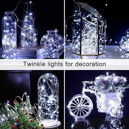 JMEXSUSS 4 Pack 100 LED Solar String Lights - Image 8
