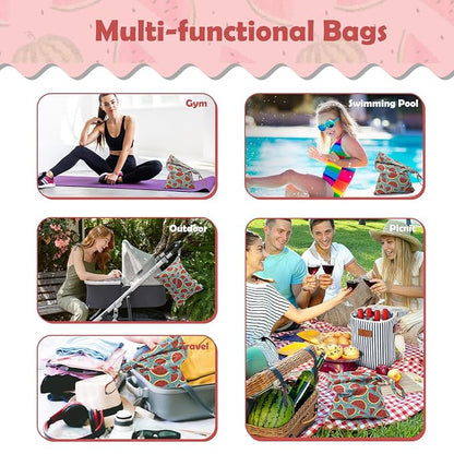 ALVABABY 3pcs Cloth Diaper Wet Dry Bags Waterproof Reusable - Image 4
