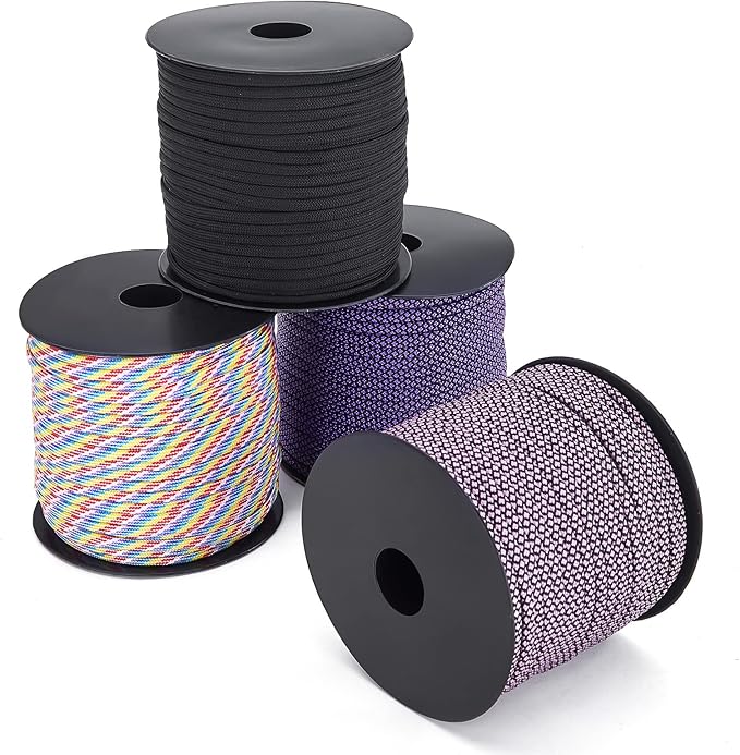 MOOCY Diamond Pattern Paracord 550, 5/32 in x 164 ft, 7 Inner Strands/Parachute - Image 8