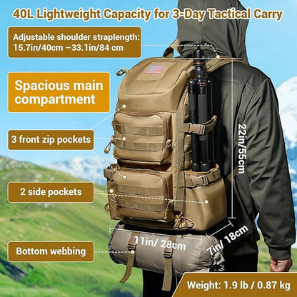 kokkoya Lightweight Tactical Backpacks - Image 5