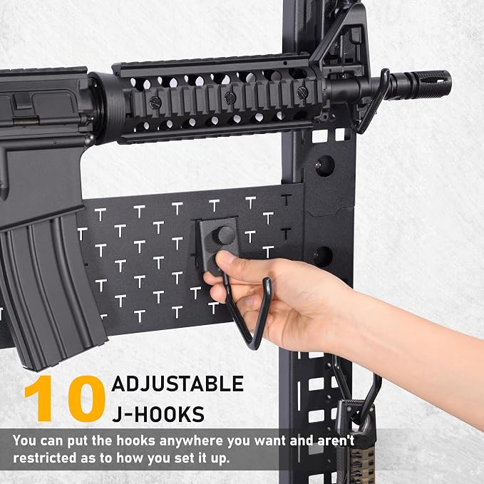 Adoreal Modularity Gun Wall Mount, Hold Up 120LBS Gun Rack - Image 4