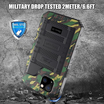 Mitywah Waterproof Case for iPhone 13, Heavy Duty Military Grade Protection - Image 2