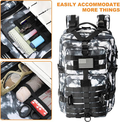 Hannibal Tactical MOLLE Assault Backpack, Tactical Backpack Military Army - Image 6