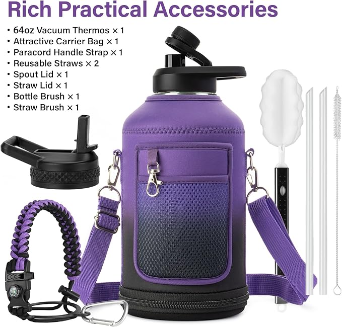 DYSANKY Insulated Water Bottle | Thickened Stainless Steel Vacuum Metal | - Image 2
