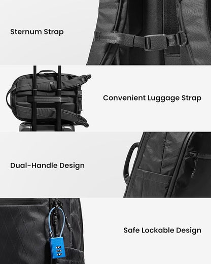 tomtoc Laptop Backpack 26L X-Pac, Large Business Work Bag Fits 15.6-16 Inch - Image 9