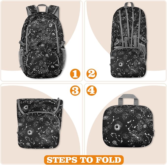 ZOMAKE Lightweight Packable Backpack 30L, Foldable Hiking Backpacks Water - Image 6